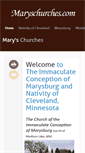 Mobile Screenshot of maryschurches.com